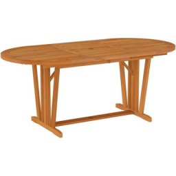 Table de jardin 200x100x75 cm Bois d'eucalyptus solide Vidaxl n/a