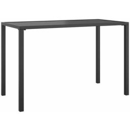 Vidaxl - Table à manger de jardin anthracite 110x54x70 cm acier n/a