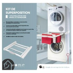 Kit de superposition avec séchoir 00668 pour Lave linge - nc