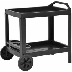 Chariot à boissons Anthracite 69x53x72 cm Plastique Vidaxl Anthracite