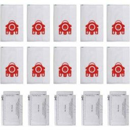 Swyeoot - 3D Efficiency fjm Sac Filtre Aspirateur pour HyClean Miele - y'a 10 Sacs, 5 Filtres