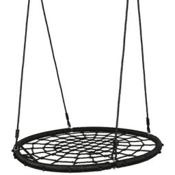 Balançoire Extérieure, Balançoire nid d'oiseau maille filet 100 cm à suspendre ajustable enfant