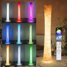 Hengda LED Lampadaire dimmable changement de couleur lampadaire RGB coin lumineux coloré coloré