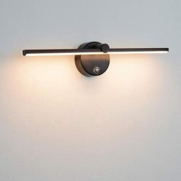 Lampes pour Miroir led Dimmable avec Interrupteur, Applique Salle de Bain Rotative à 300° led 8W