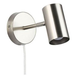 Barcelona Led - Applique murale d'intérieur orientable Ben avec câble et prise - E27 Chromé - Chromé