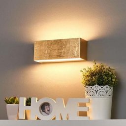 Led Applique Murale 'Quentin' en métal pour couloir - doré