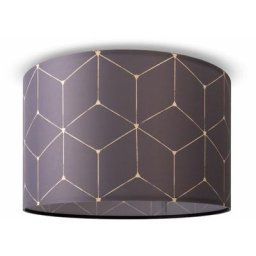 Paco Home - Plafonnier Abat-Jour Tissu Suspension E27 Chambre Rond Design 1 (Ø45,5 cm), Plafonnier