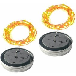 Set de 2 couvercles de remplacement de lampe solaire, pièces de rechange de lampe solaire avec