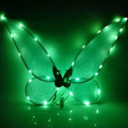 Décoration lumineuse Éclairer les ailes de fée ailes de fées adultes pour femmes filles éclairer