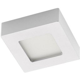 Led Plafonnier à intensité variable 'Alette' en aluminium pour salle de bain - argenté, blanc
