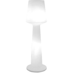 Lampadaire extérieur sans fil austral Blanc Polypropylène H110CM - Blanc