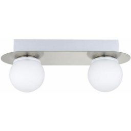 Bad LED-Applique murale/Plafonnier NICKEL-M/blanc mosiano - Eglo
