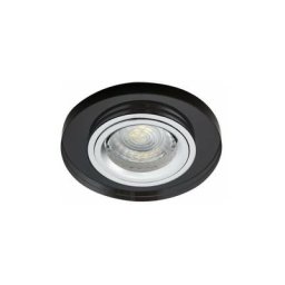 Kanlux - Support Spot Encastrable Rond Fin morta Noir