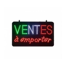 Interface Plv - Enseigne lumineuse led intérieur ventes à emporter / plat à emporter - Multicolore