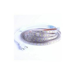 Ruban à Led, Bande Led 2M, Lumineux Bandeau Led 220V, 5050 Ip65 Etanche Bande Strip Led, Blanc