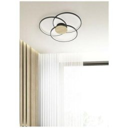 Plafonnier Sedona Noir Mat 1x40W smd led - Noir