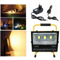 150W led Projecteur de chantier Projecteur led Batterie Projecteur de travail Lampe de camping
