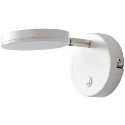 Led Applique Murale 'Milow' pour salon & salle à manger - blanc, chromé