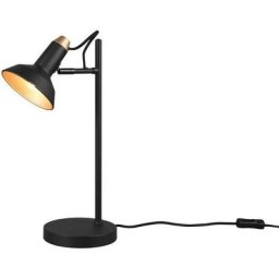 Lampe Roxie 1x10W E14 Noir Mat - Noir