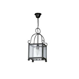 Fab 1.960 / 21-NOIR Forge Lantern Monastère 1xe27 REGx23x23 Noir