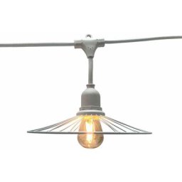 Guirlande lumineuse extérieur chic white light connectable Blanc 6m - Blanc