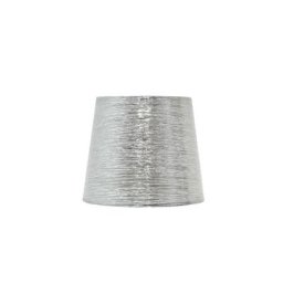 Fabrilamp - fab 110911510 Écran Nova E27 de tissu d'argent brillant