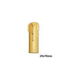 Solera - Cache bougie pour douille crème 29x70mm 853C