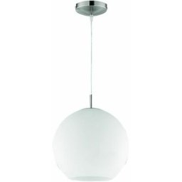 Trio Lighting - Lunette d'attaque suspendue e27 diamÈtre 30cm en verre blanc r30153007