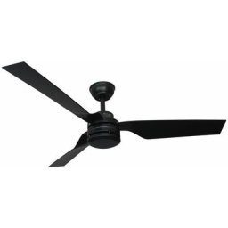 Ventilateur de plafond avec télécommande ventilateur de salon refroidisseur noir, mode été / hiver