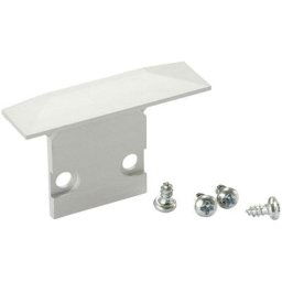 Set d'embouts de fermeture Barthelme 62399605 Aluminium (l x h) 2.5 cm x 3.5 cm 1 pc(s)