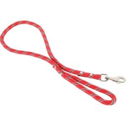Laisse nylon corde 13 mm rouge 3 mètres - Rouge