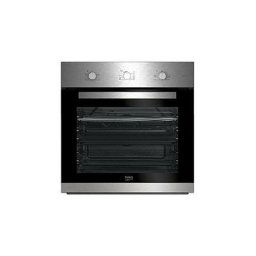 Beko - Four encastrable émail Inox Multifonction - Chaleur brassée 6 Fon BBIE12100XD - Noir