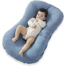 Reducteur de Lit Bebe Cocon Bebe en coton respirant, Réducteur Lit Bébé portable pour voyage, 0-12