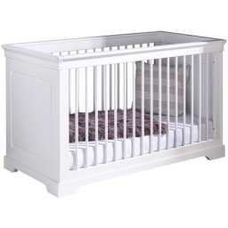 Lit bebe evolutif Lila Blanc 70x140 cm - Blanc