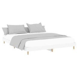 Cadre de lit blanc 160x200 cm bois d'ingénierie Vidaxl White