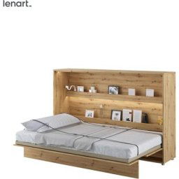 Lenart Lit escamotable bed concept 05 120x200 horizontal chêne artisanal
