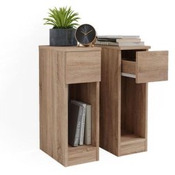 Table de chevet Enton sonoma set de 2 Vicco