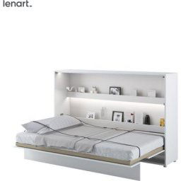 Lenart Lit escamotable bed concept 05 120x200 horizontal blanc mat