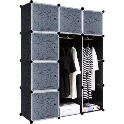 Diy Armoire Portable, Armoire combinée modulaire, Armoire Pliante, Cube de Rangement idéal pour