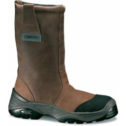 Bottes de sécurité non fourrées cuir Pull-up buran ci src marron P47 Lemaitre Securite BURAS30BF-47