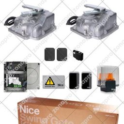 Kit Automatisme Moteur Enterré 24V Pour Portails Battants Nice MFAB3024BDKCE