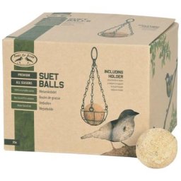 Esschert Design - Boules de suif pour oiseaux 4 saisons avec support