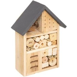 Maison d'insecte - bambou - 19x26 cm Atmosphera créateur d'intérieur - Gris