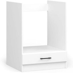 Meuble de cuisine bas, armoire de cuisine AKORD S60, à four, OLIWIA modulable Blanc 60 cm 1 porte