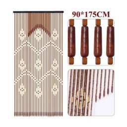 Rideau De Porte Avec Perles De Bambou-90X180cm-32 Lignes à l'intérieur et à l'exterieur
