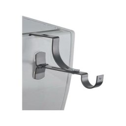 Support de tringle à rideaux sans perçage Geko brico Noir ø 28cm - Noir