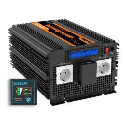 Convertisseur 24v 220v Pur Sinus 3500w Onduleur et écran lcd pour Camion Panneau Solaire