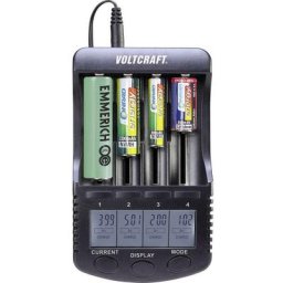 Chargeur de piles rondes Voltcraft CC-2 NiMH, NiCd, Li-ion LR6 (aa), LR03 (aaa), LR14 (c), sub-C,