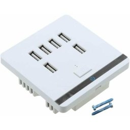 Multiprise Chargeur Mural usb à 6 Ports, Prise Murale Pour Centre De Charge 3.4A Commutateur De