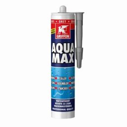Aqua max mastic-colle spécial piscine cartouche 425GR gris Griffon 6311697